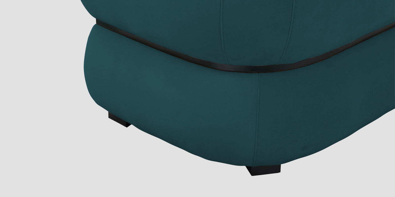 Kula Velvet 2 Seater Sofa In Arabian Green Colour