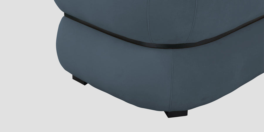 Kula Velvet 3 Seater Sofa In Oxford Blue Colour - Febonic Living