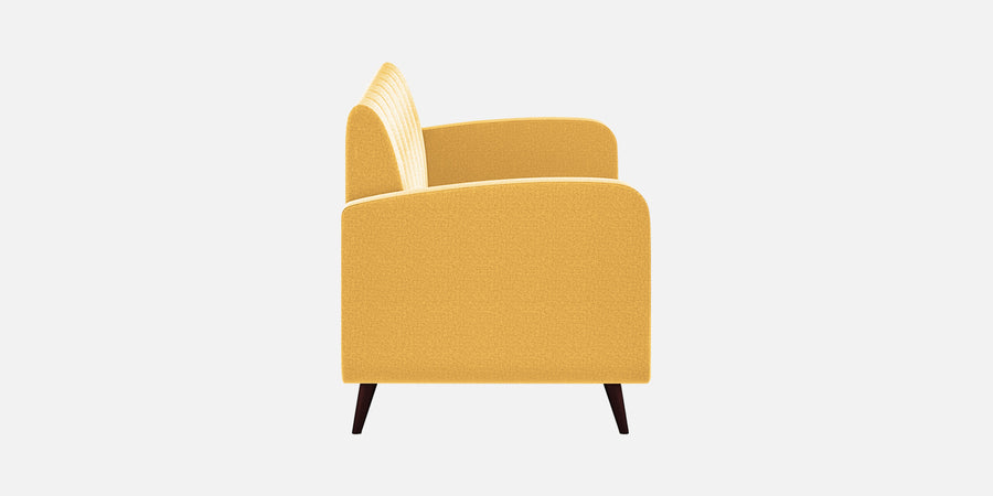 Wiki Velvet 3 Seater Sofa In Turmeric Yellow Colour - Febonic Living