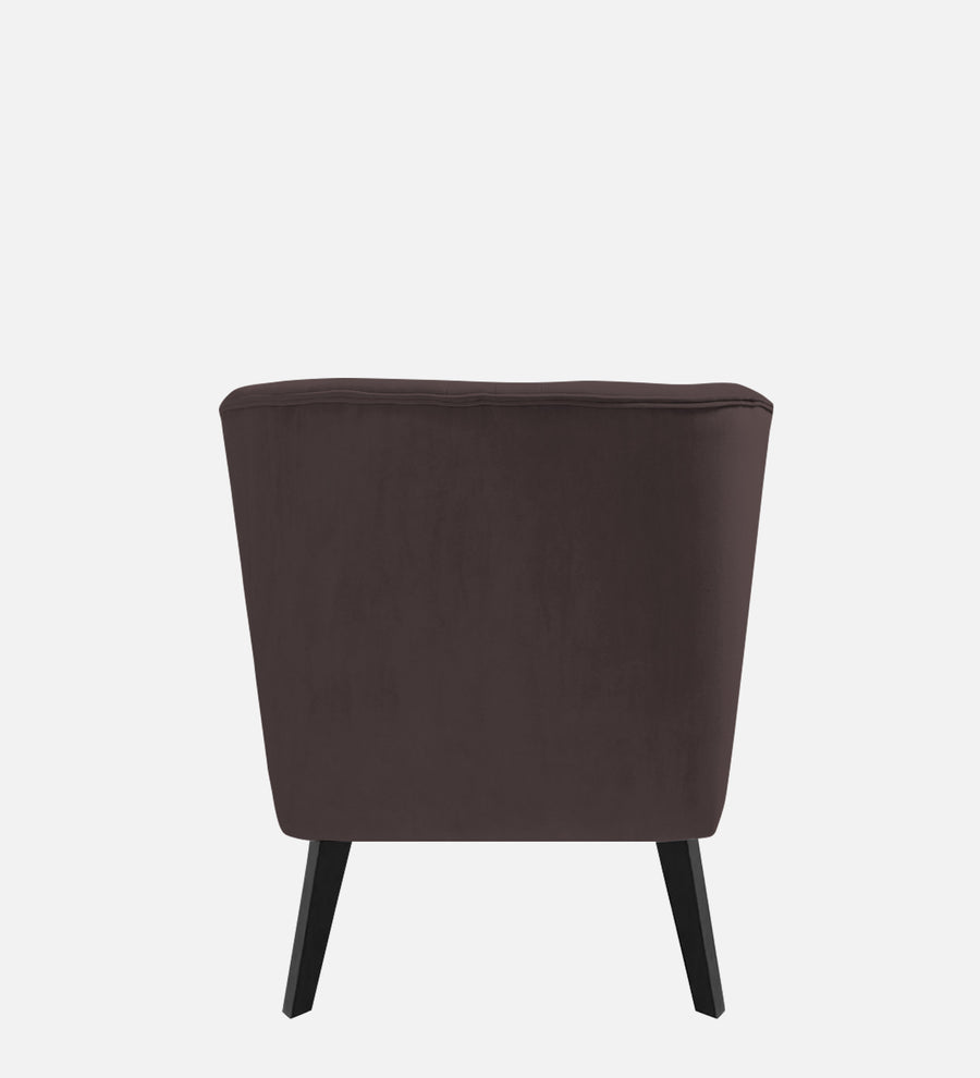 Flora Velvet Lhs Chaise Lounger In Mocha Brown Colour - Febonic Living