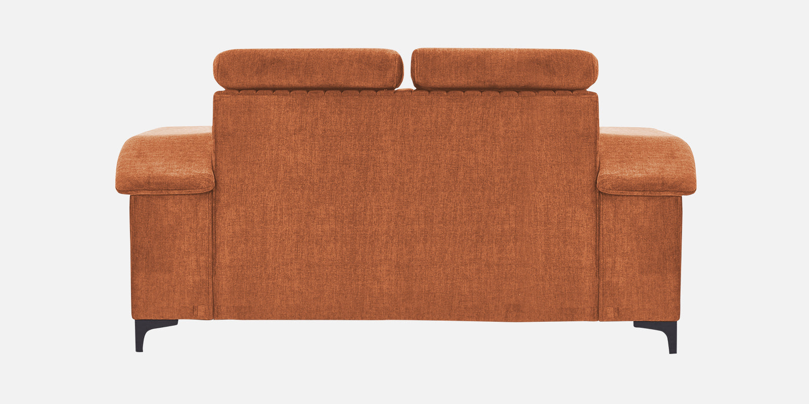 Draco Fabric 2 Seater Sofa in Safforn Orange Colour