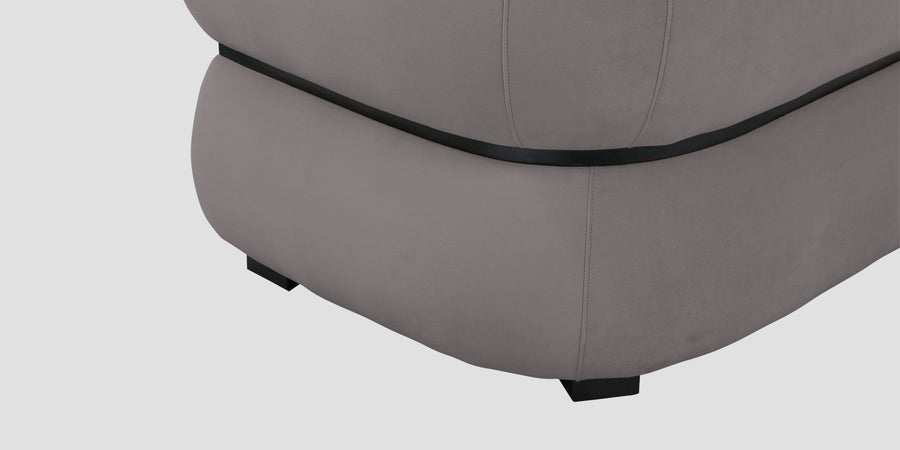 Kula Velvet 2 Seater Sofa In Pearl Grey Colour - Febonic Living