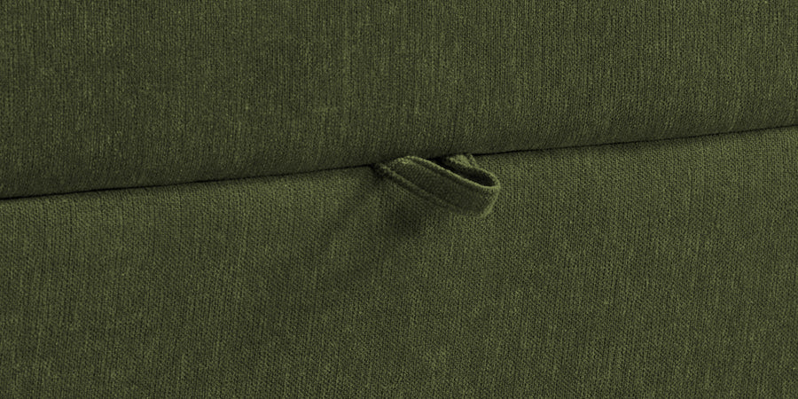 Kara Fabric 2 Seater Pull Out Sofa Cum Bed In Olive Green Colour - Febonic Living