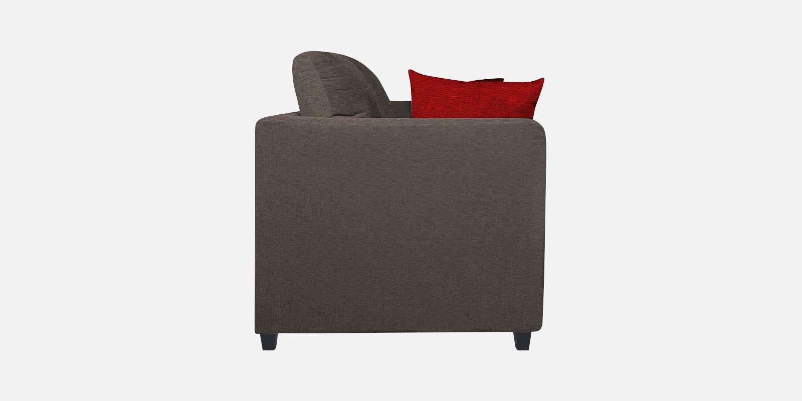 Nuska Fabric 2 Seater Sofa In Caspa Brown Colour - Febonic Living