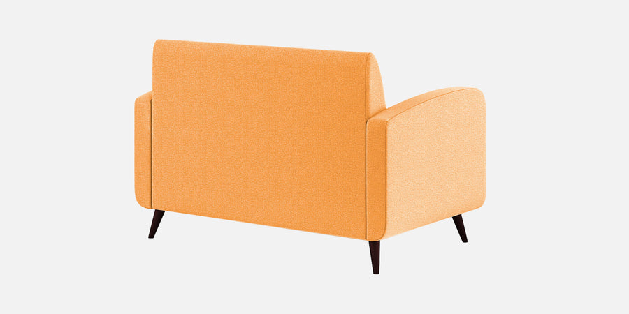 Wiki Velvet 2 Seater Sofa In Tangerine Orange Colour - Febonic Living