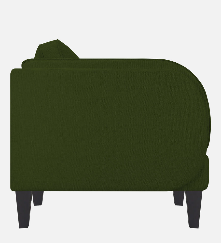Siddy Fabric 1 Seater Sofa In Olive Green Colour - Febonic Living