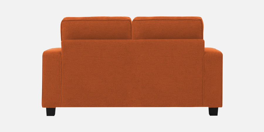 Ladybug Fabric 2 Seater Sofa In Vivid Orange Colour - Febonic Living
