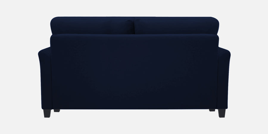 Daroo Velvet 2 Seater Sofa In Indigo Blue Colour - Febonic Living