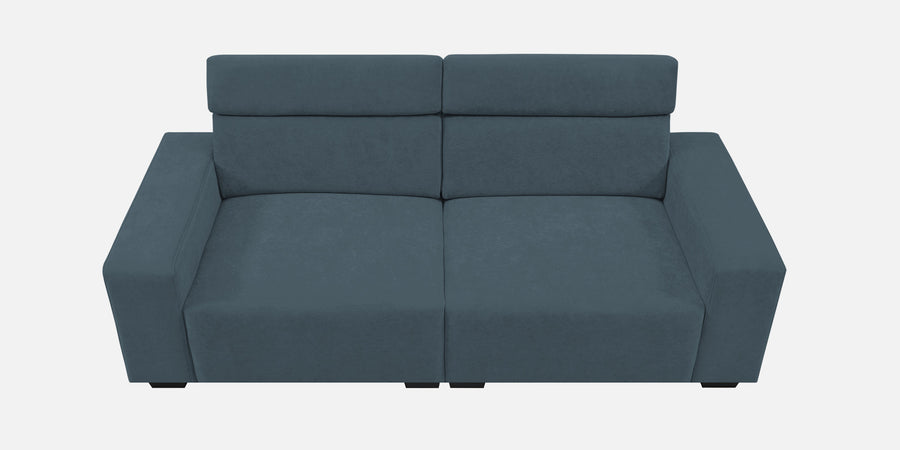 Hiro Fabric 2 Seater Sofa In Cobalt Blue Colour - Febonic Living