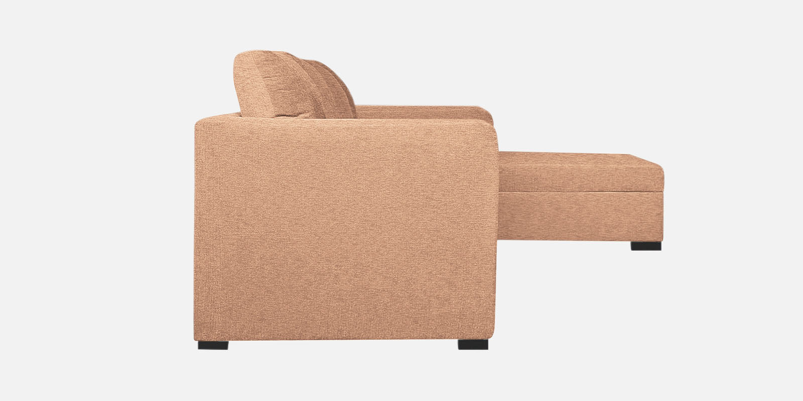 Jody Fabric 3 Seater Pull Out Sofa Cum Bed In Cosmic Beige Colour