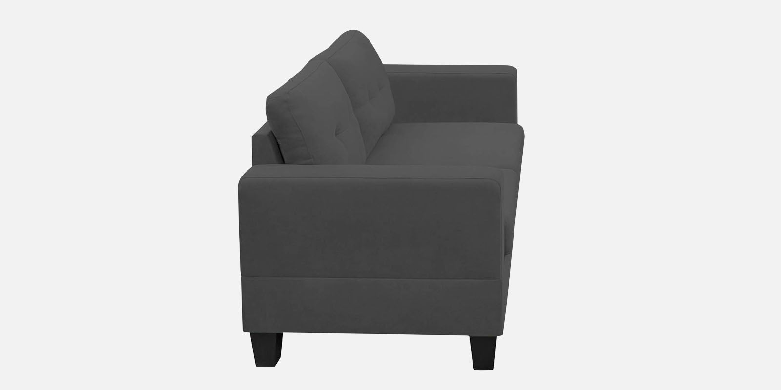 Thomas Fabric 2 Seater Sofa in Charcoal Grey Colour