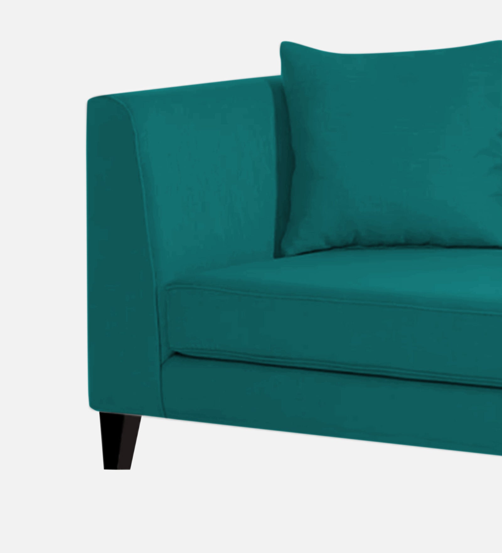 Louis Fabric RHS Chaise Lounger In Sea green Colour