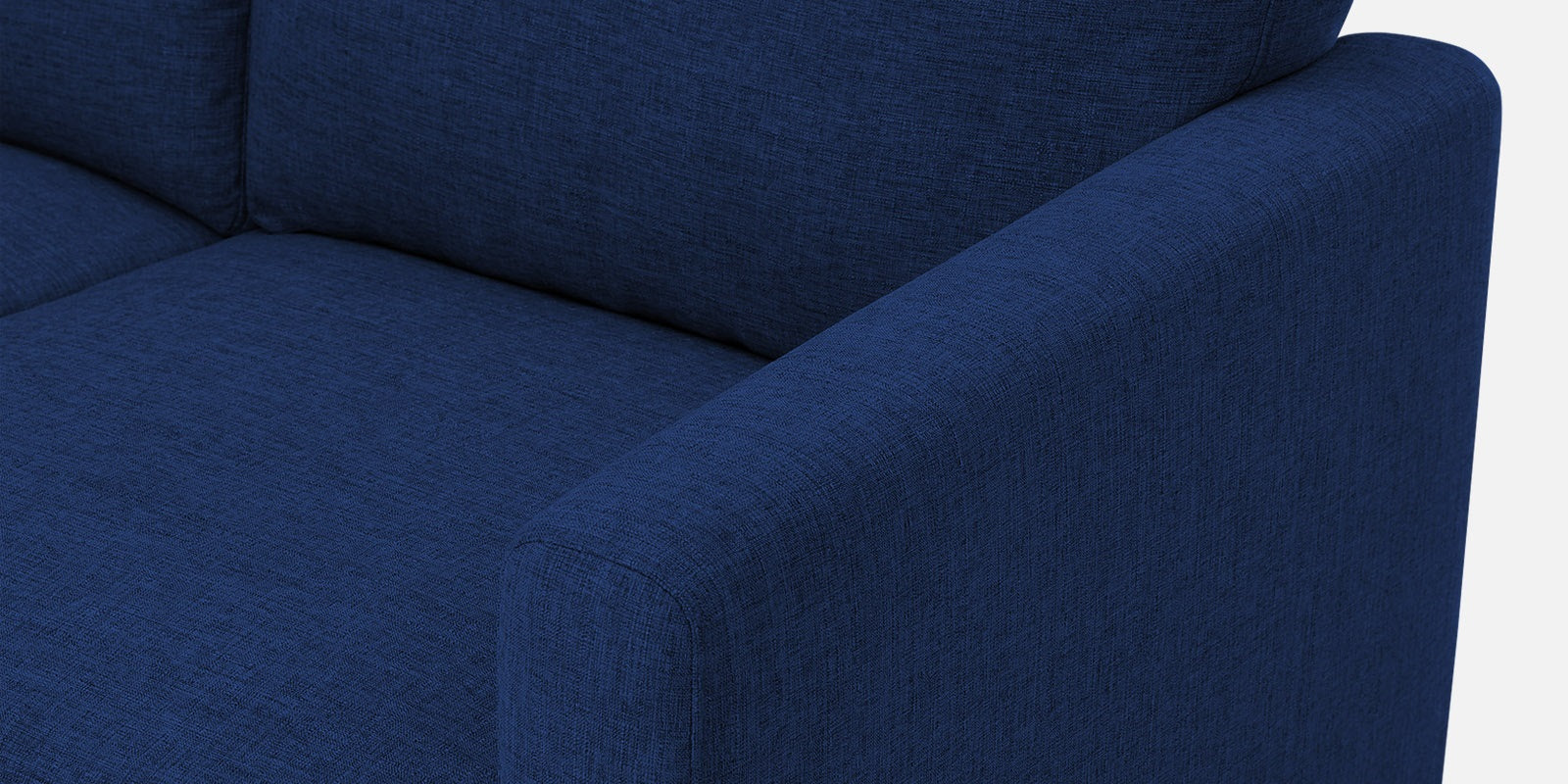 Romie Fabric RHS Sectional Sofa (2+Lounger) in Royal Blue Colour