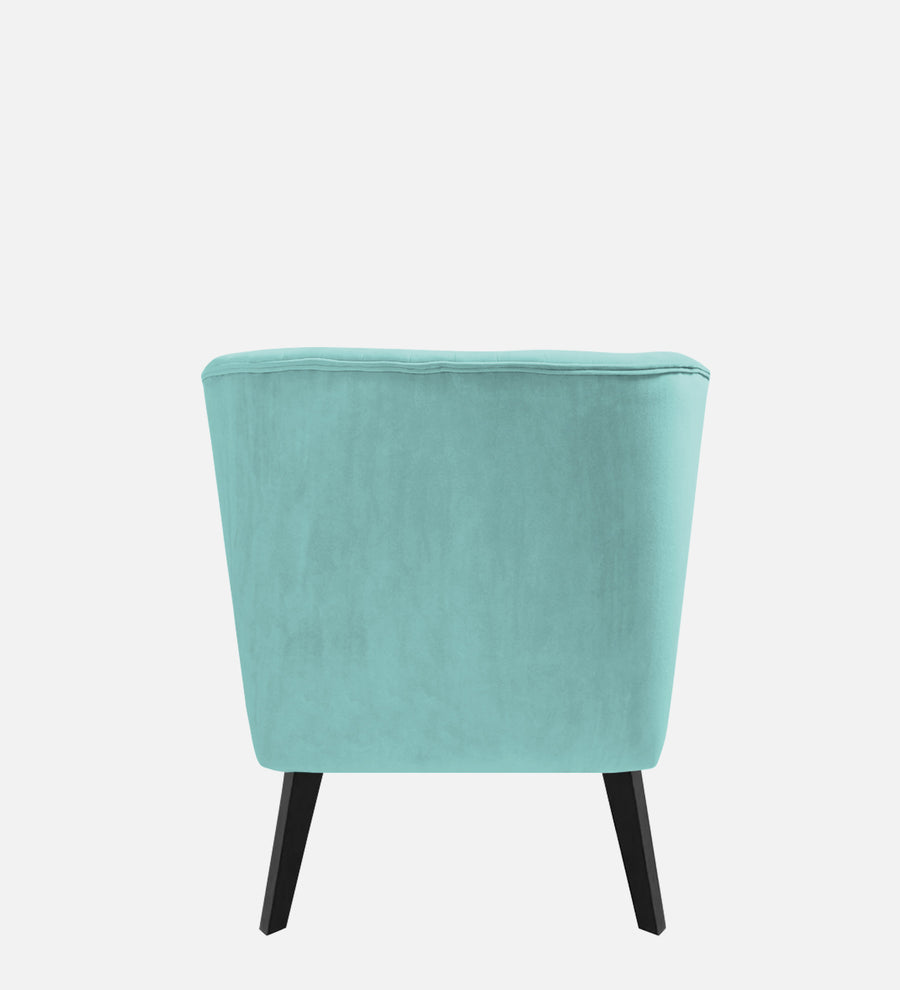 Flora Velvet Lhs Chaise Lounger In Barmunda Aqua Colour - Febonic Living