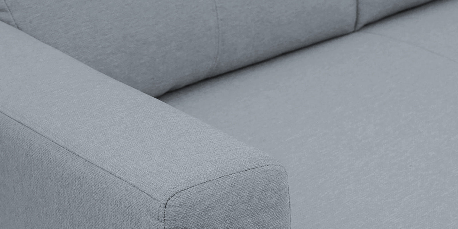 Honor Fabric 2 Seater Sofa In Winter Grey Colour - Febonic Living