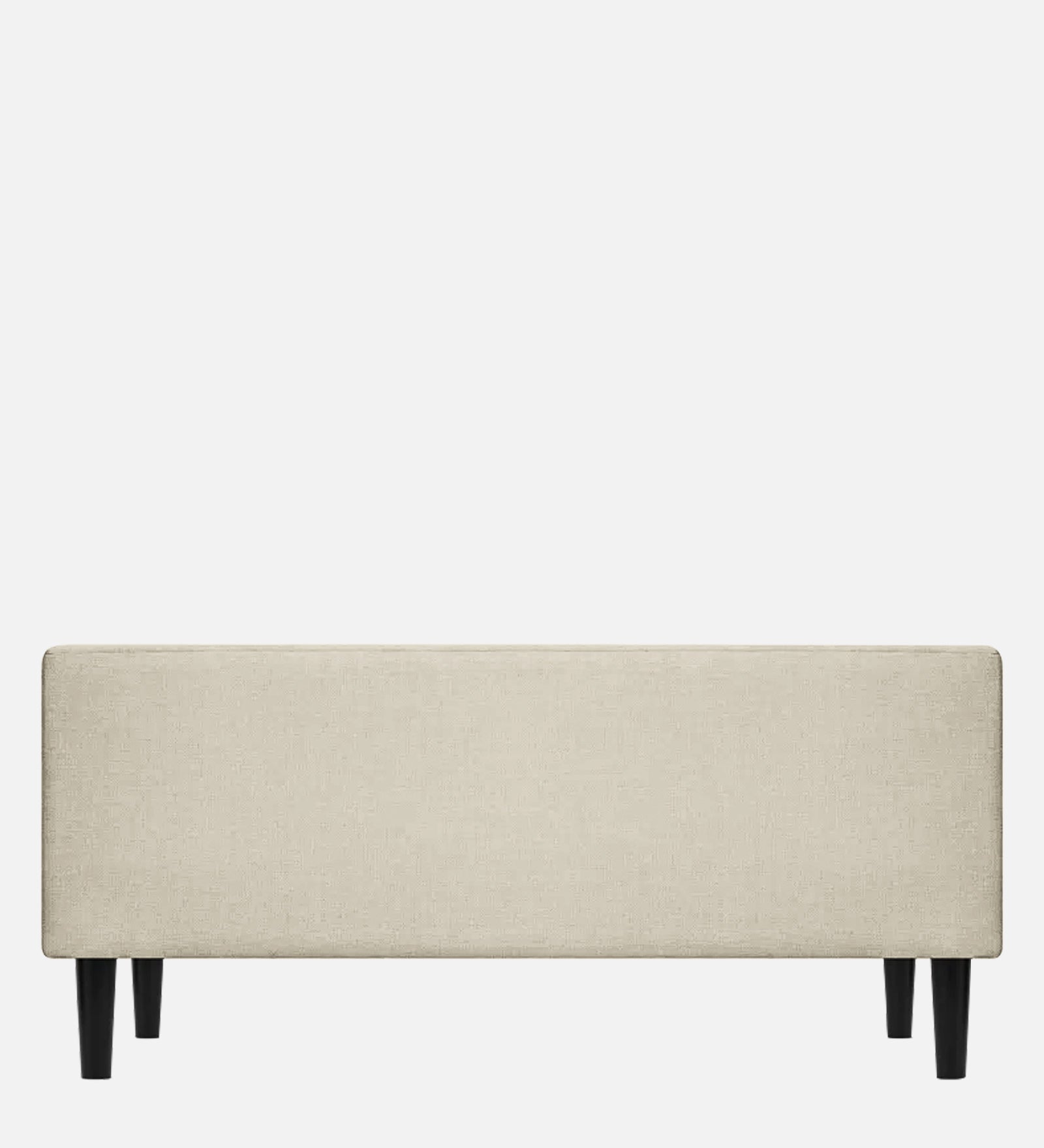 Maya Fabric Bench In Ivory Cream Colour