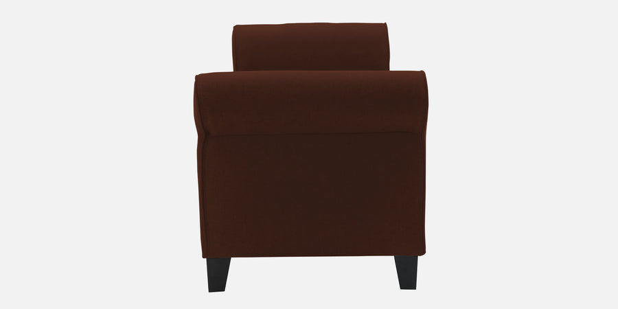 Molo Fabric 2 Seater Recamier In Coffee Brown Colour With Storage - Febonic Living