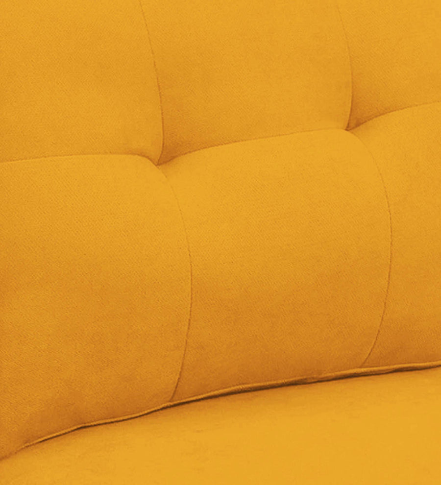 Thomas Fabric 1 Seater Sofa In Bold Yellow Colour - Febonic Living
