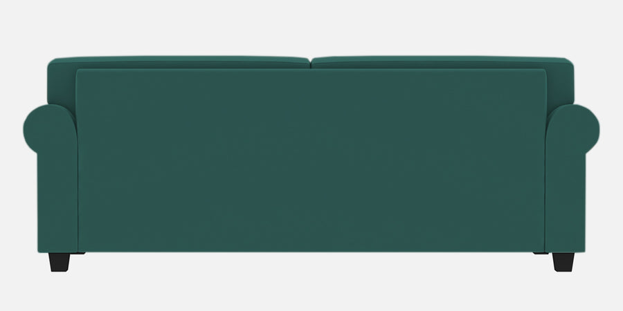 Numonk Velvet 3 Seater Sofa In Pine Green Colour - Febonic Living