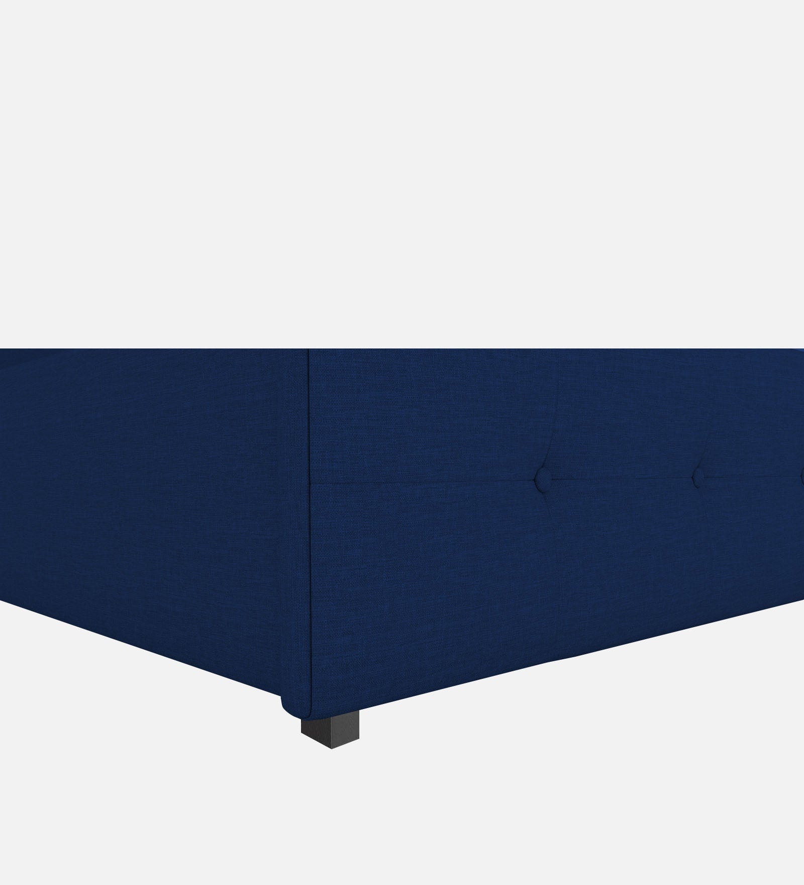 Lido Fabric King Size Bed In Royal Blue Colour With Storage