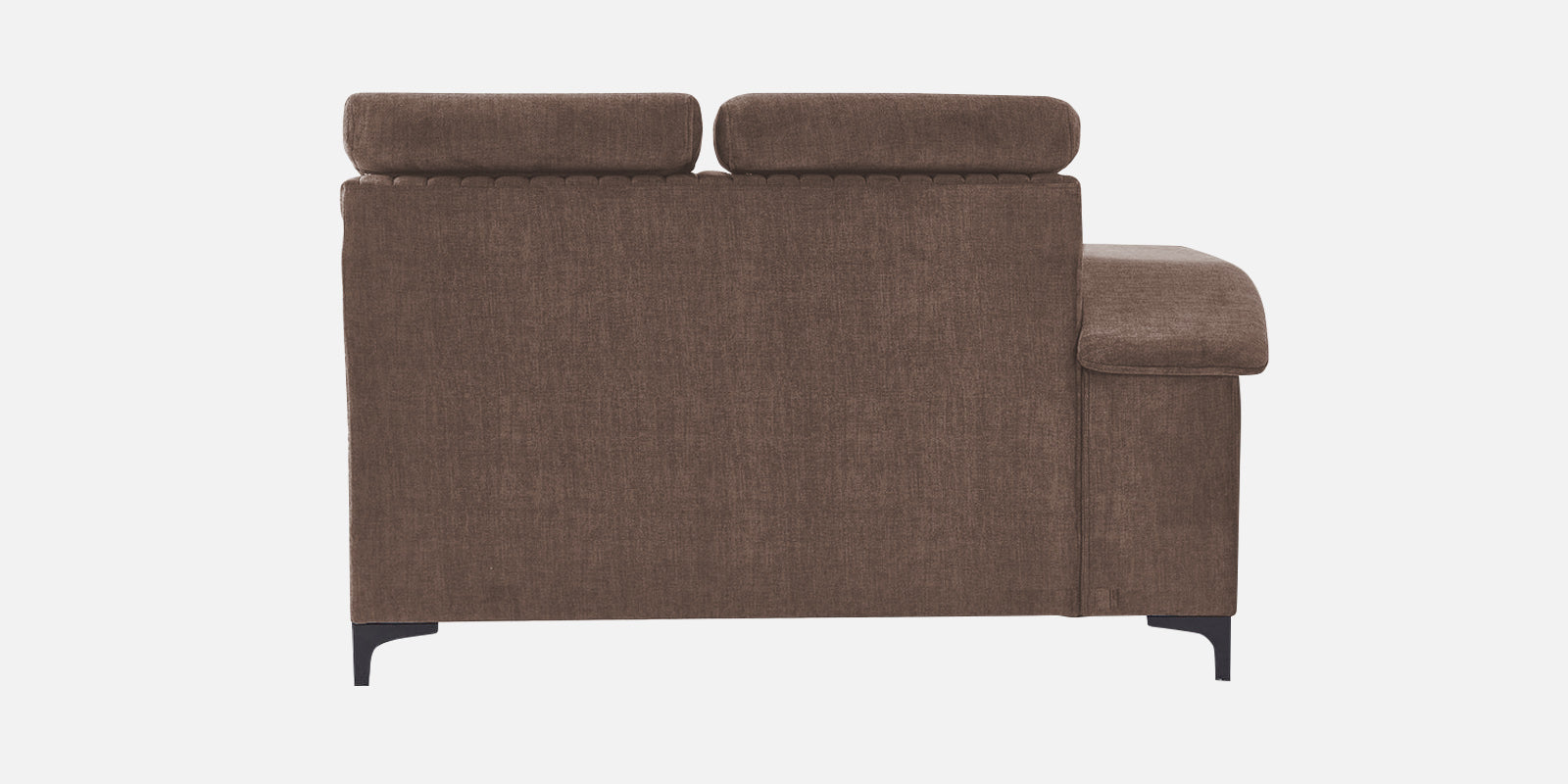 Draco Fabric Corner Sofa in Ginger Brown Colour