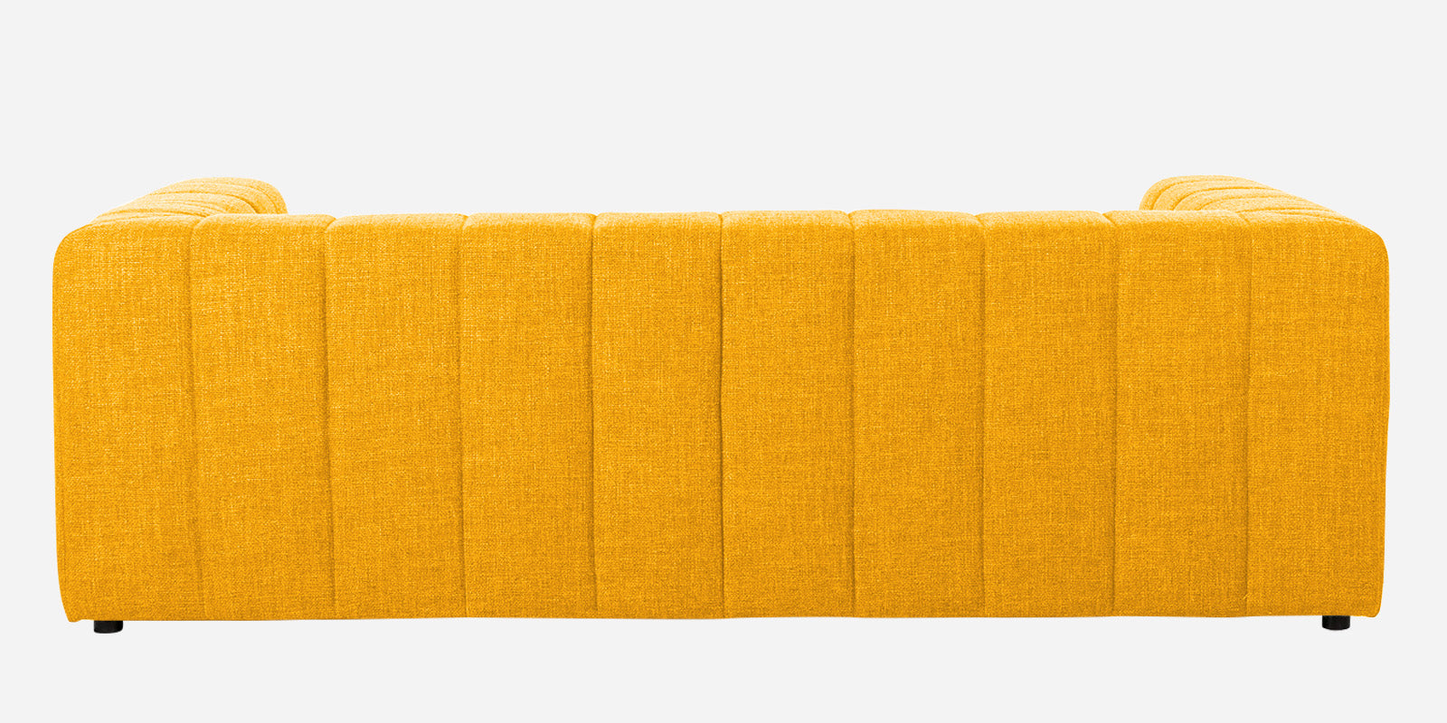 Lara Fabric 3 Seater Sofa in Bold Yellow Colour