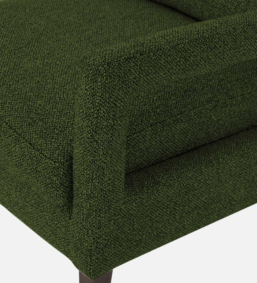 Olsen Fabric Arm Chair In Olive Green Colour - Febonic Living