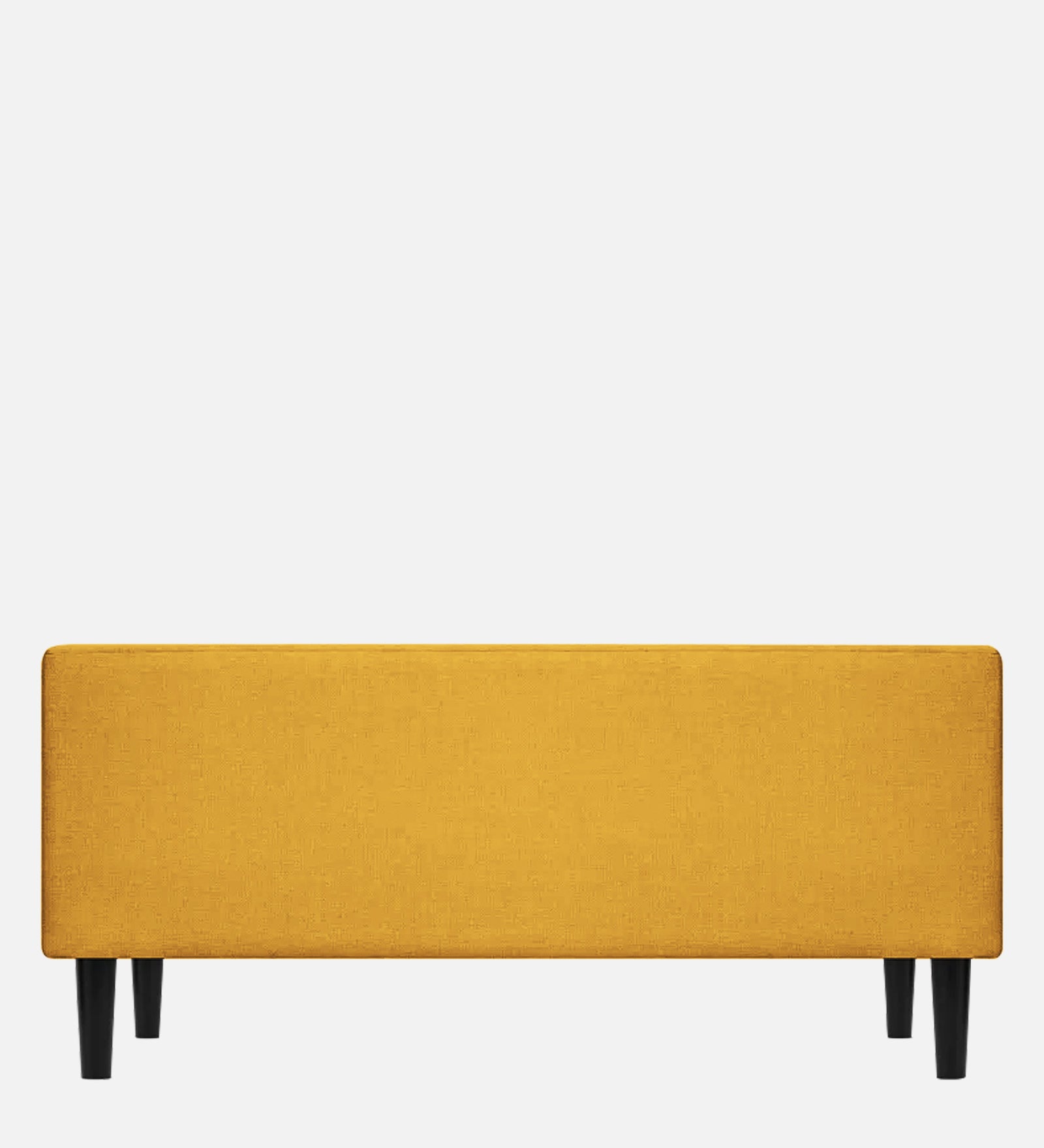 Maya Fabric Bench In Bold Yellow Colour