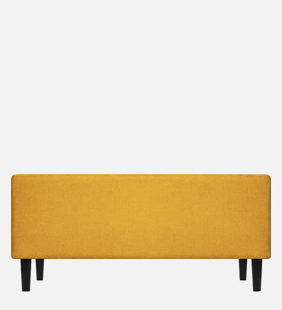 Maya Fabric Bench In Bold Yellow Colour - Febonic Living