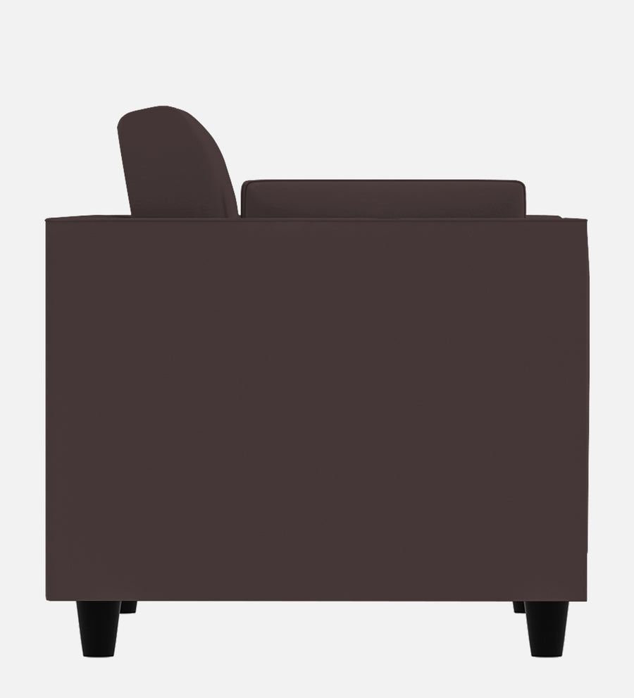 Bristo Velvet 1 Seater Sofa In Mocha Brown Colour With Storage - Febonic Living
