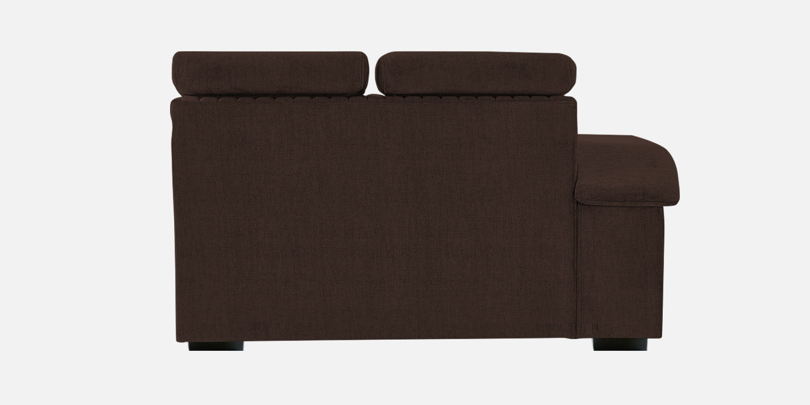 Draco Fabric 6 Seater Corner Sofa In Coffee Brown Colour - Febonic Living