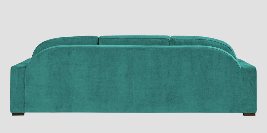 Dara Fabric 3 Seater Sofa In Sea Green Colour - Febonic Living