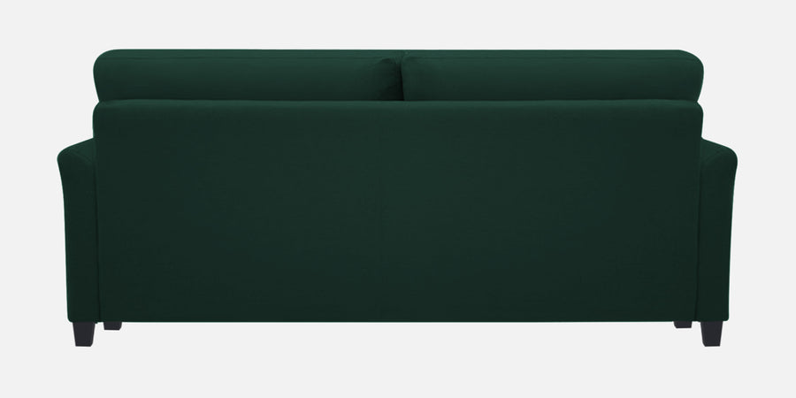 Daroo Velvet 3 Seater Sofa In Forest Green Colour - Febonic Living