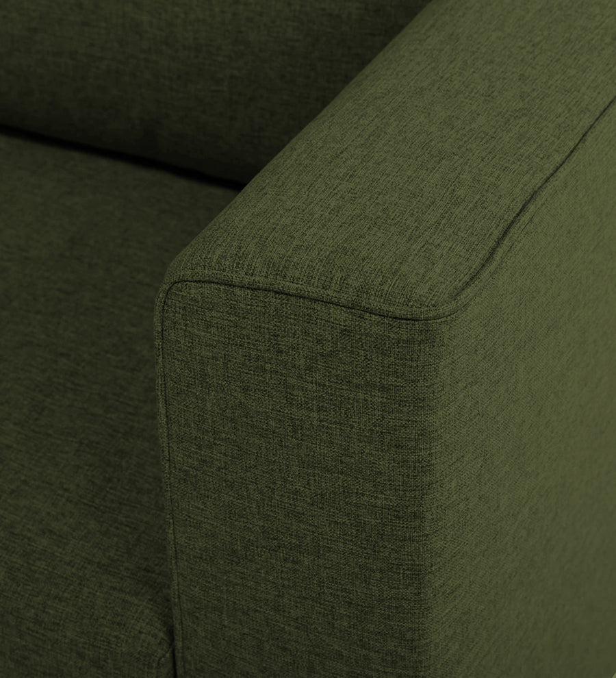 Kenia Fabric 1 Seater Foldable Sofa Cum Bed In Olive Green Colour - Febonic Living
