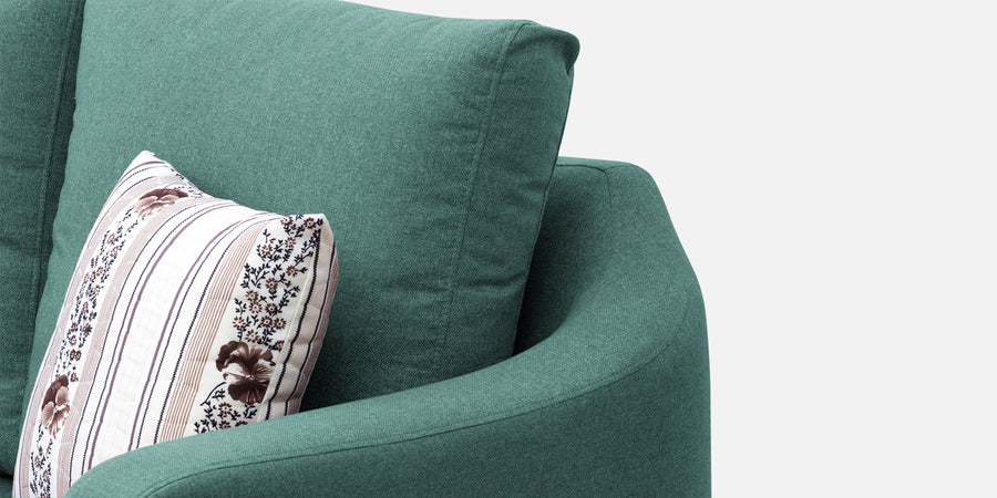 Kevin Fabric 2 Seater Sofa In Sea Green Colour - Febonic Living