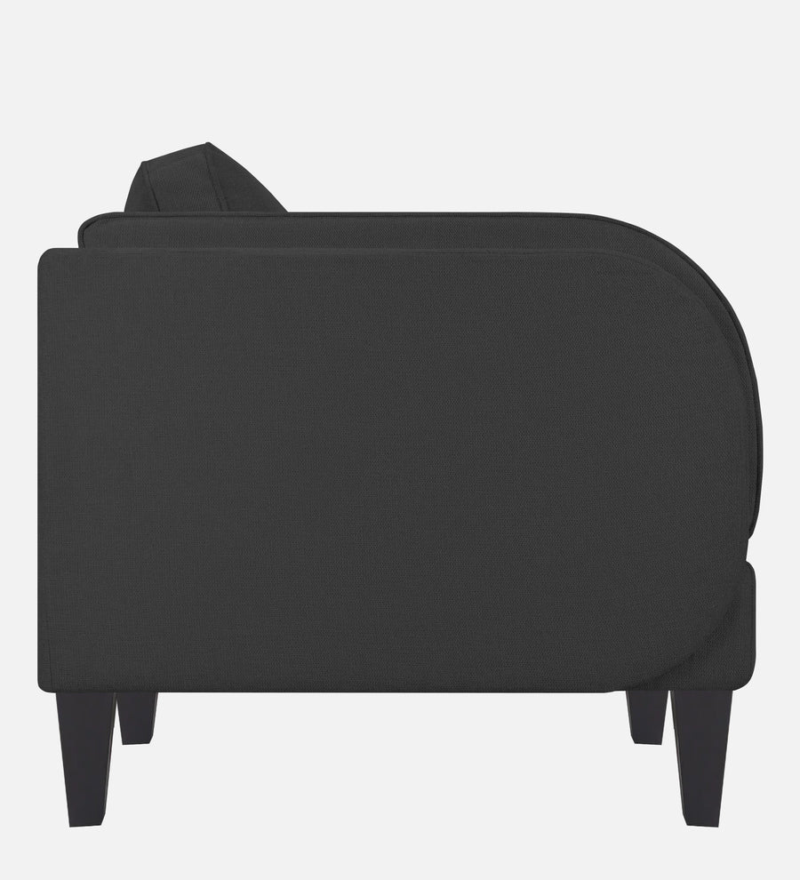 Siddy Fabric 1 Seater Sofa In Charcoal Grey Colour - Febonic Living
