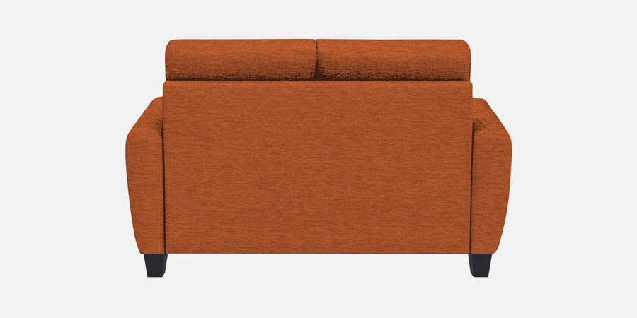 Bakadi Fabric 2 Seater Sofa In Vivid Orange Colour - Febonic Living
