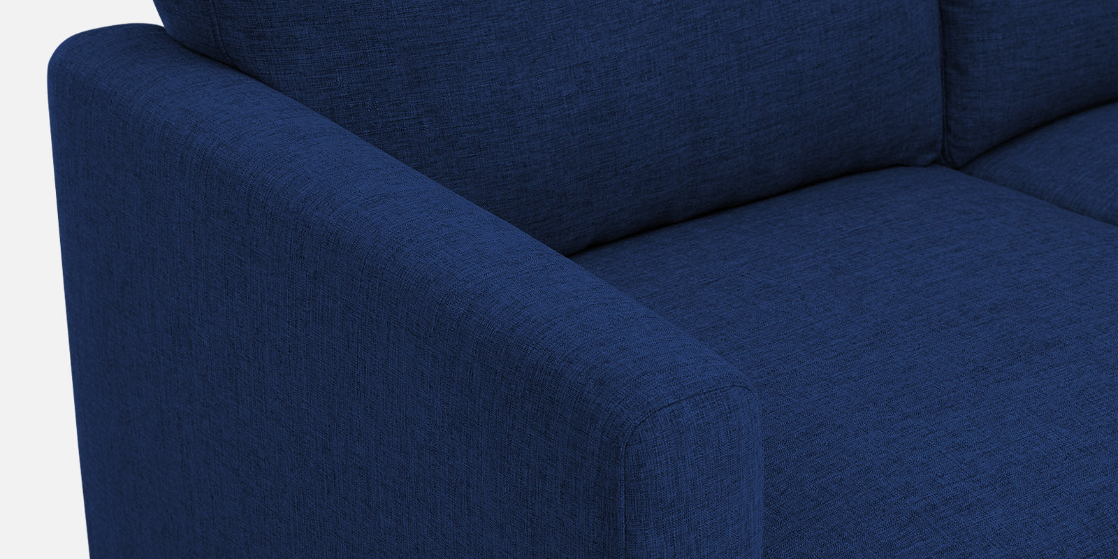 Romie Fabric LHS Sectional Sofa (2+Lounger) in Royal Blue Colour