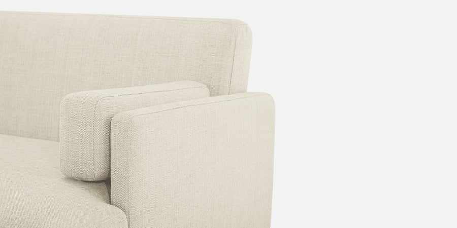 Ricky Fabric 3 Seater Sofa In Ivory Cream Colour - Febonic Living