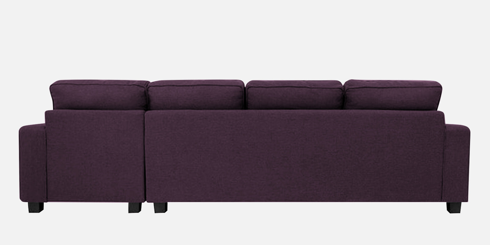 Ladybug Fabric RHS Sectional Sofa (3+Lounger) In Greek Purple Colour