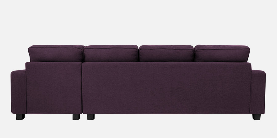 Ladybug Fabric Rhs Sectional Sofa 3 Lounger In Greek Purple Colour - Febonic Living