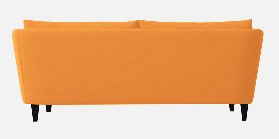 Norway Velvet 3 Seater Sofa In Tangerine Orange Colour - Febonic Living