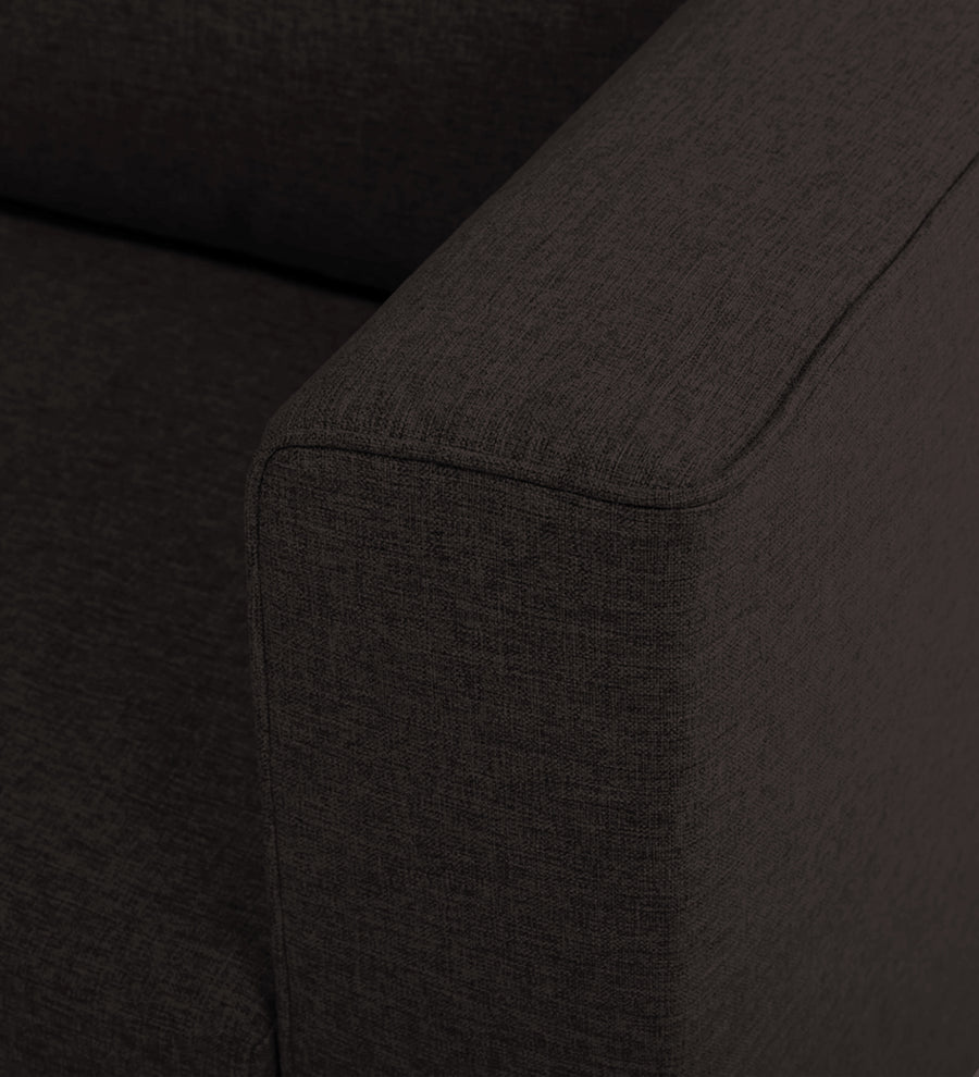 Kenia Fabric 1 Seater Foldable Sofa Cum Bed In Cara Brown Colour - Febonic Living