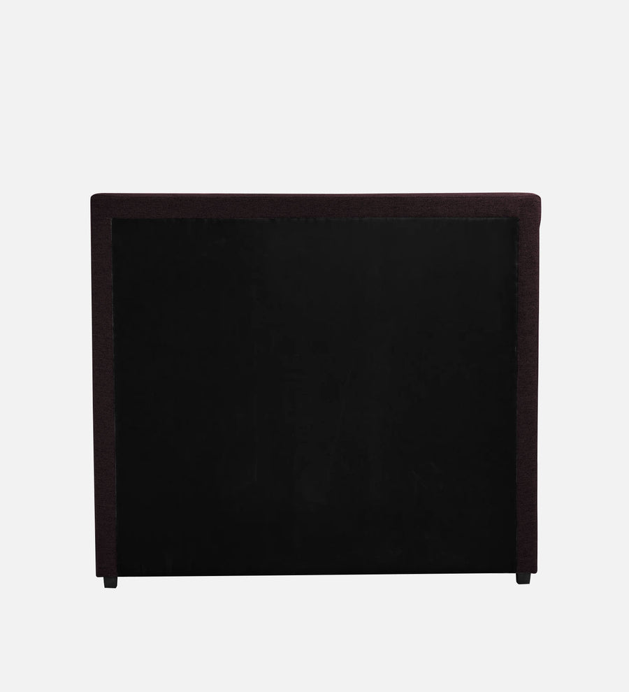 Pollen Fabric Upholstered Queen Size Bed In Cara Brown Colour - Febonic Living