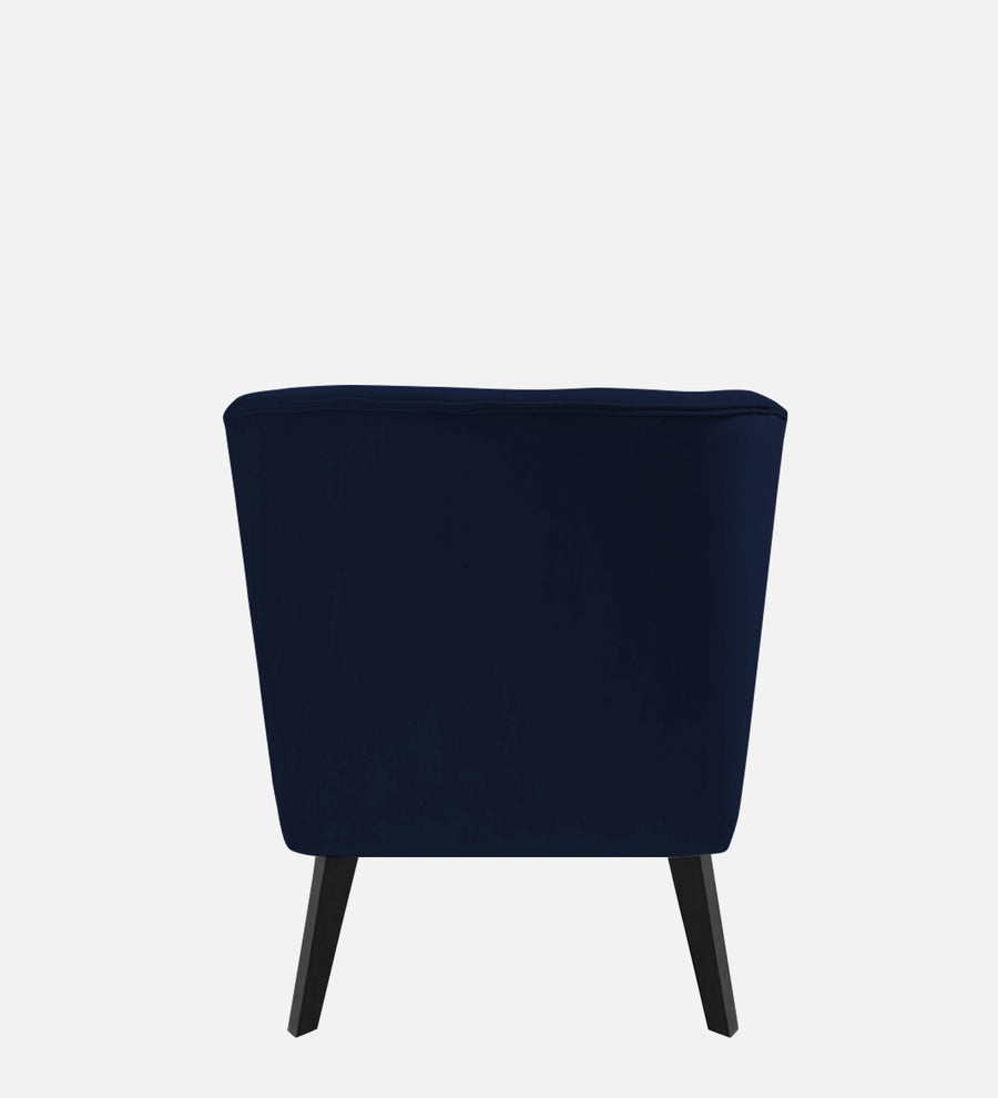 Flora Velvet Lhs Chaise Lounger In Indigo Blue Colour - Febonic Living