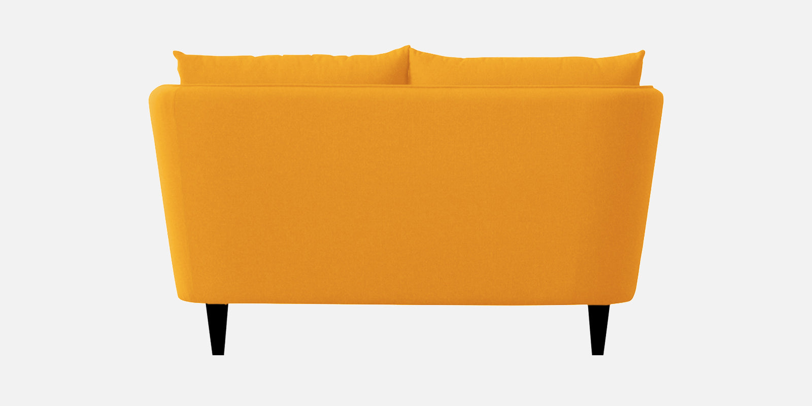 Norway Velvet 2 Seater Sofa In Safforn Yellow Colour