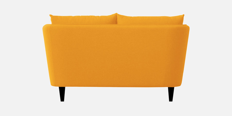 Norway Velvet 2 Seater Sofa In Safforn Yellow Colour - Febonic Living