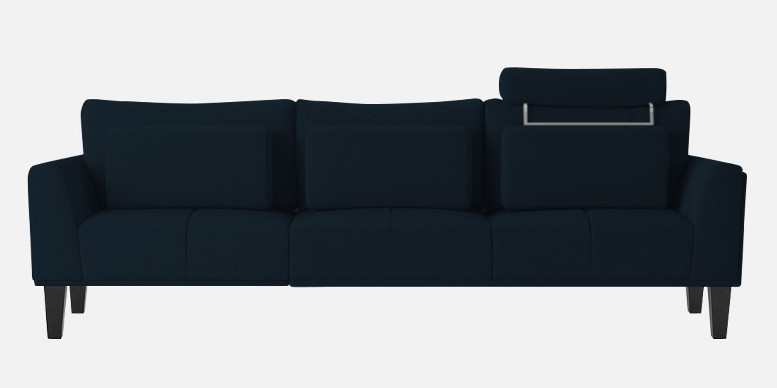 Como Fabric 3 Seater Sofa in Denim Blue Colour