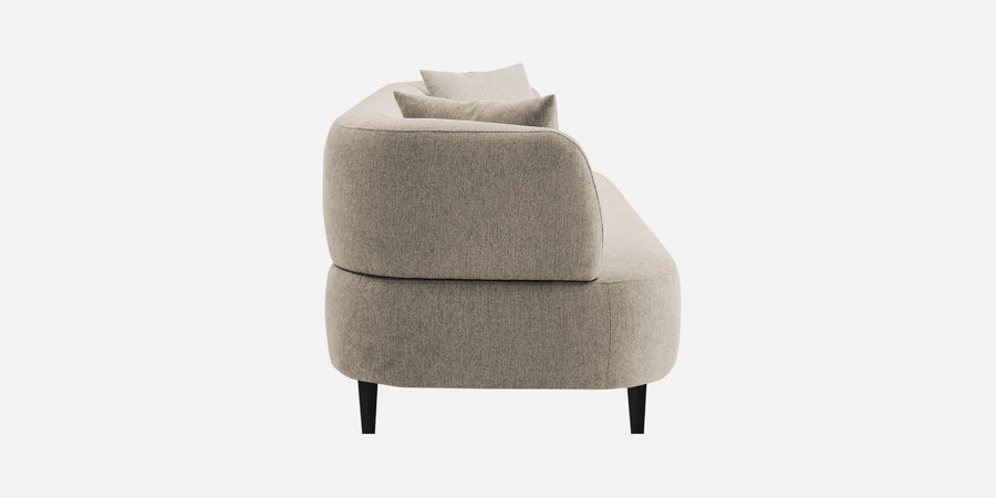 Carson Fabric 3 Seater Sofa In Khaki Beige Colour - Febonic Living