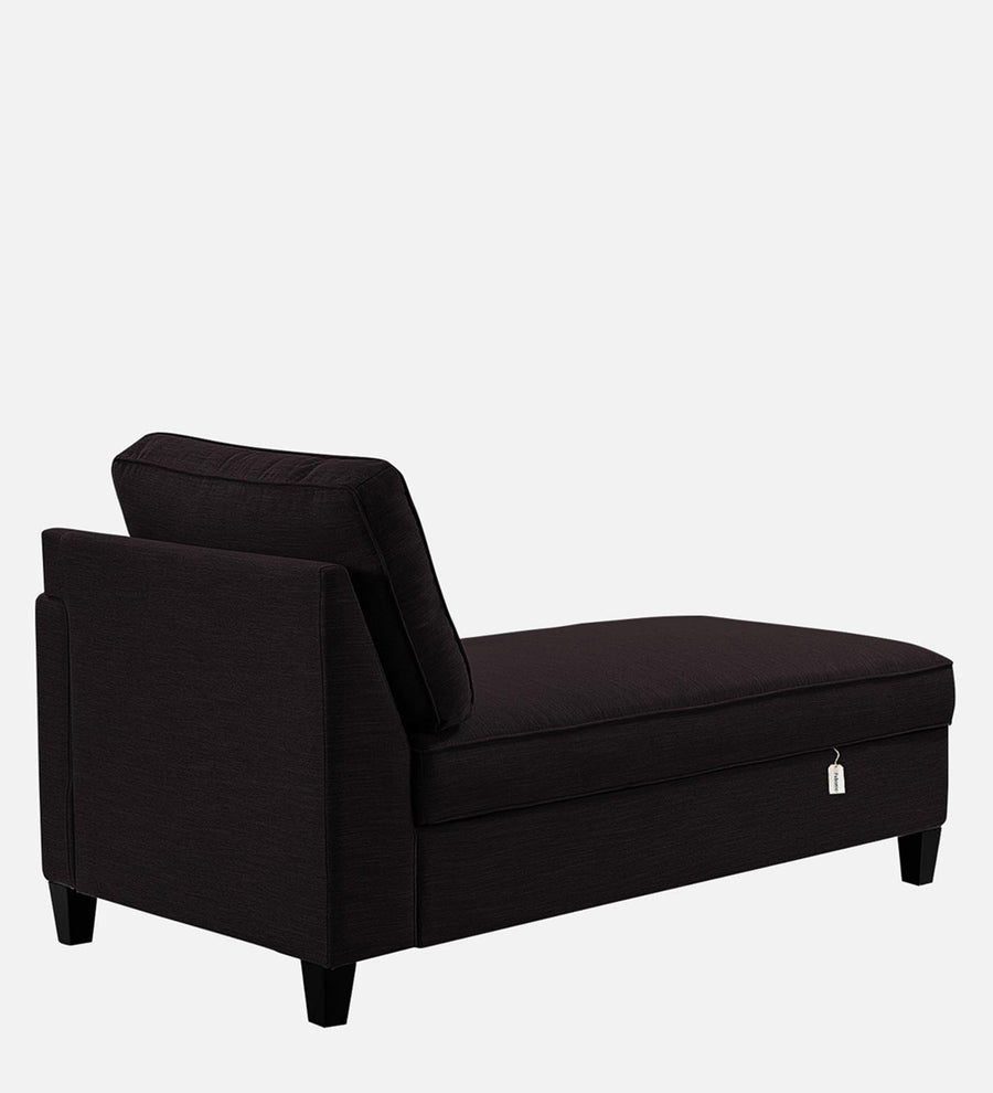 Royee Fabric Rhs Chaise Lounger In Cara Brown Colour With Storage - Febonic Living